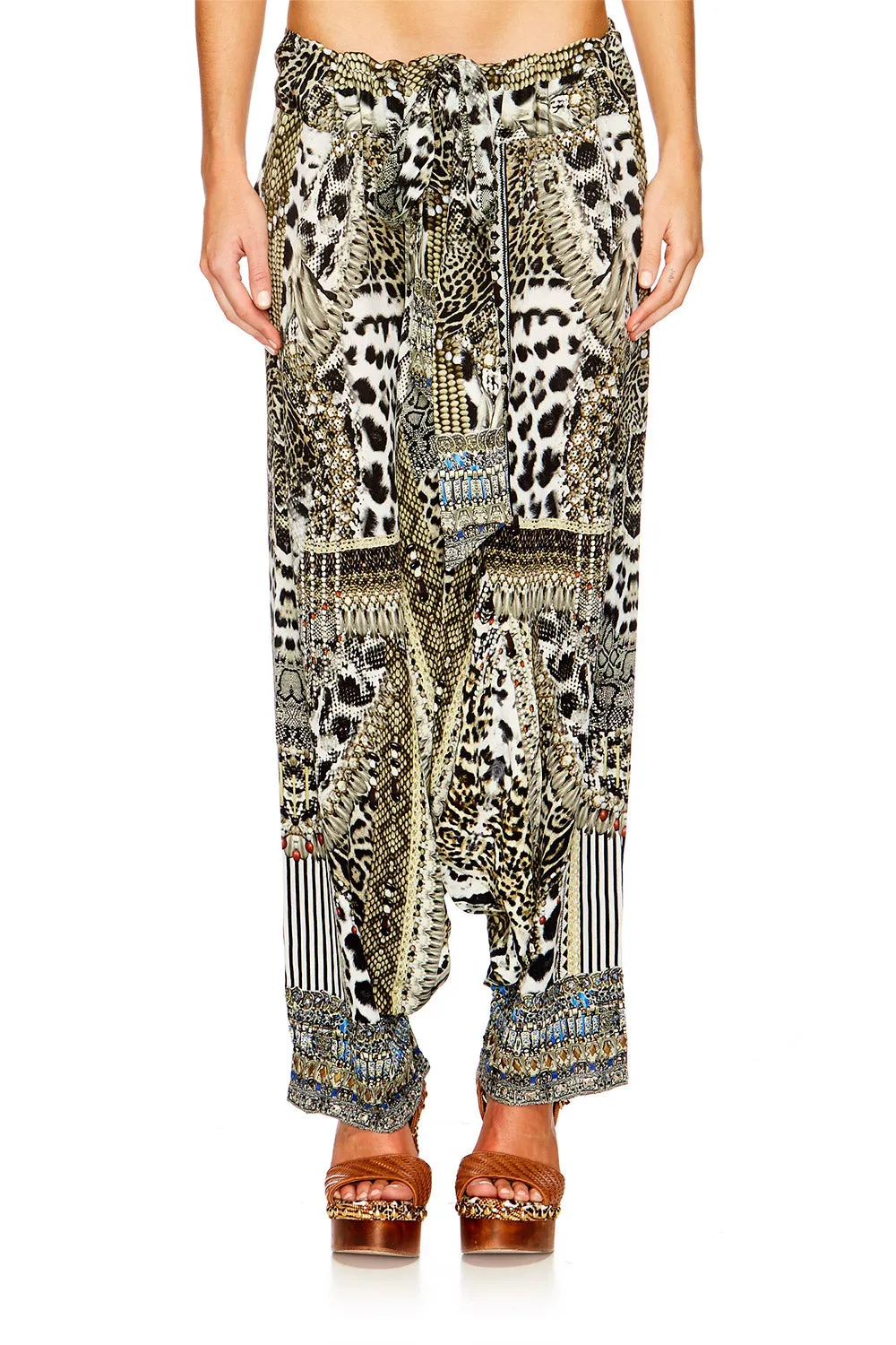 HAREM PANTS ANIMAL INSTINCT