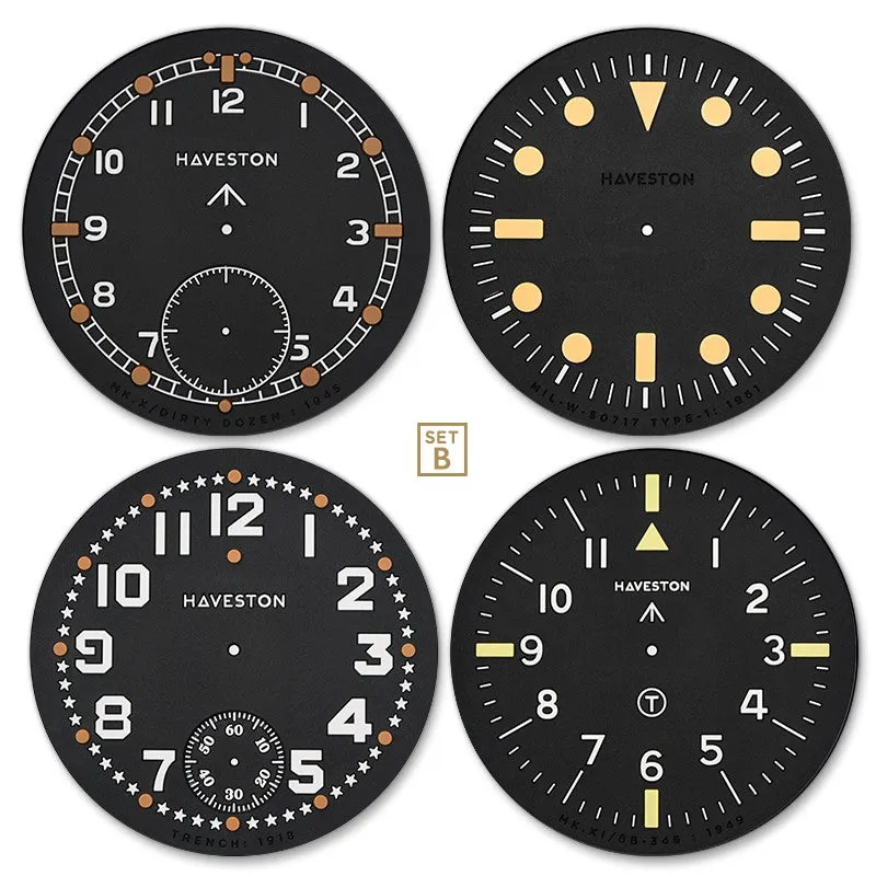 Haveston Service Dial Coaster x4 (Set B)