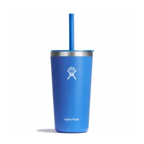 Hydro Flask 20 oz All Around Tumbler with Straw Lid Color: Cascade