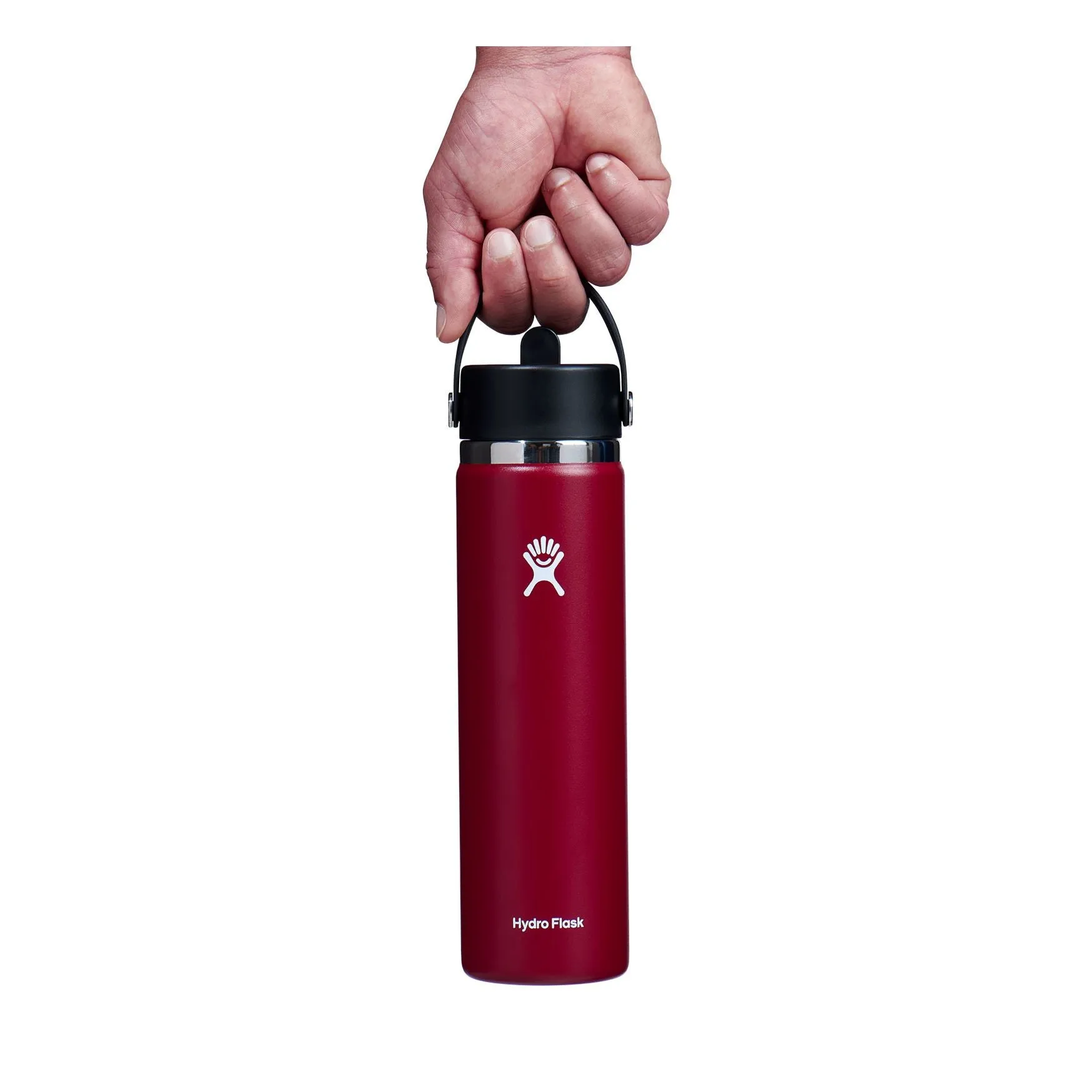 Hydro Flask 24 oz Wide Mouth w/ Flex Straw Cap Color: Berry