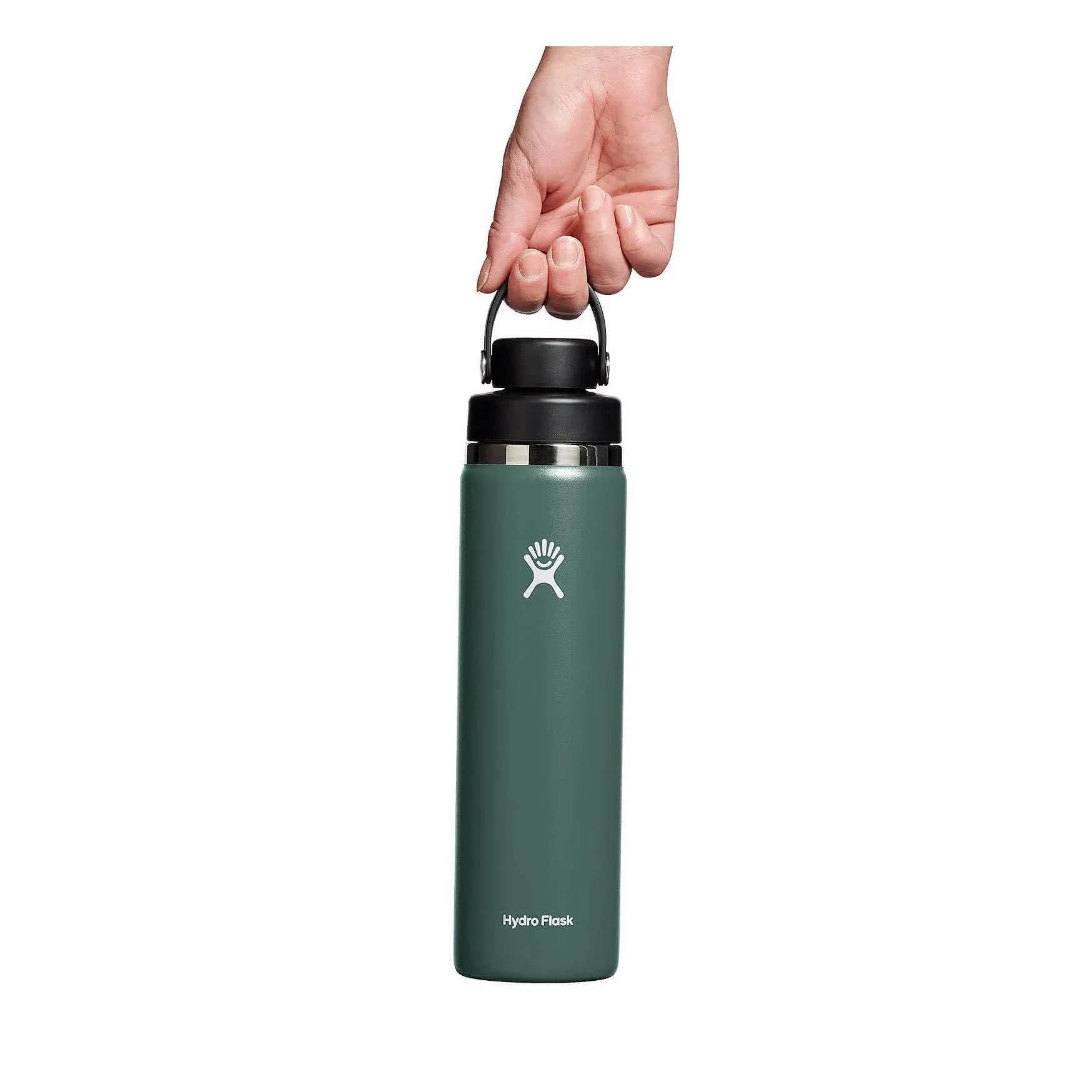 Hydro Flask 24oz Wide Mouth with Flex Chug Cap Color: Fir