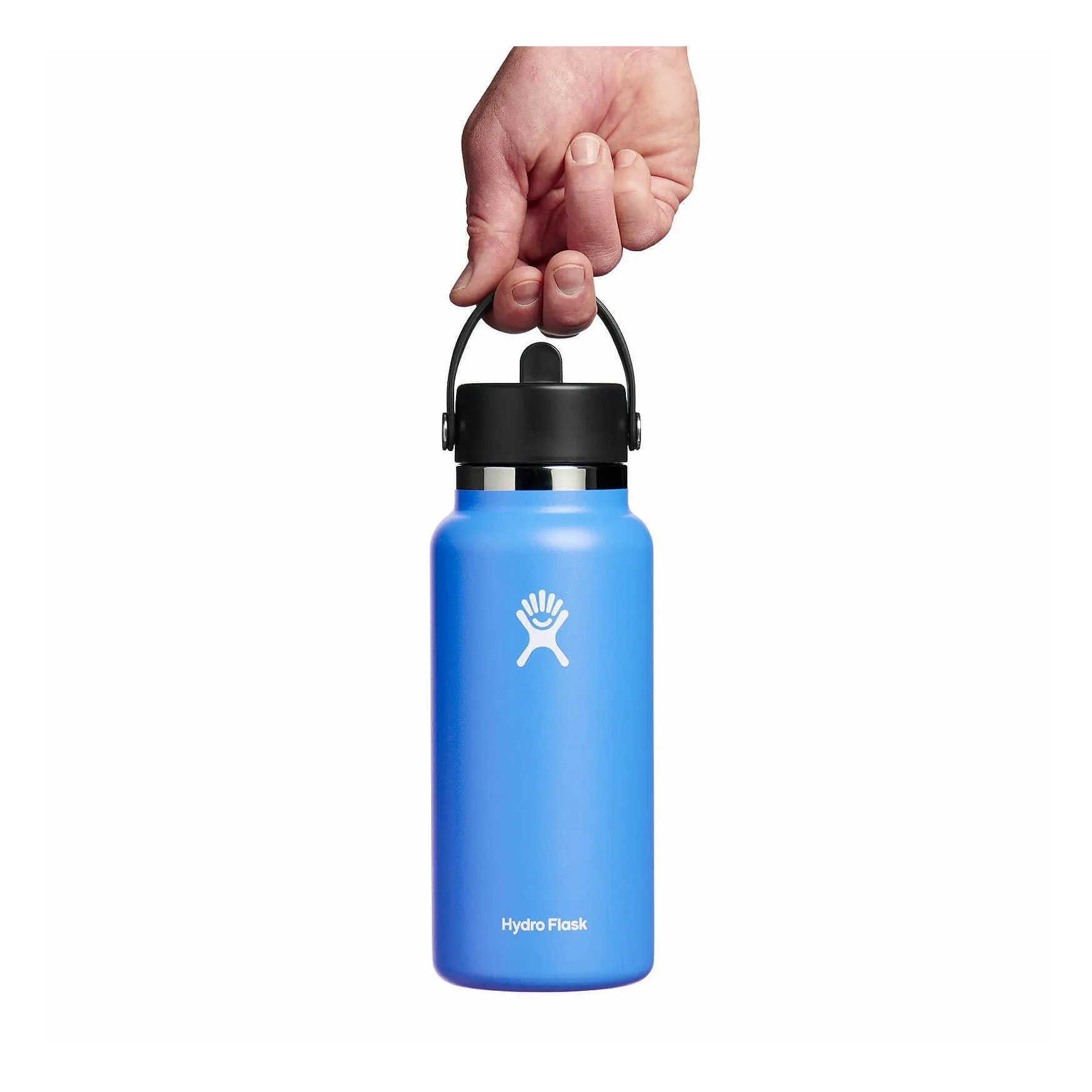 Hydro Flask 32 oz Wide Mouth with Flex Straw Cap Color: Cascade