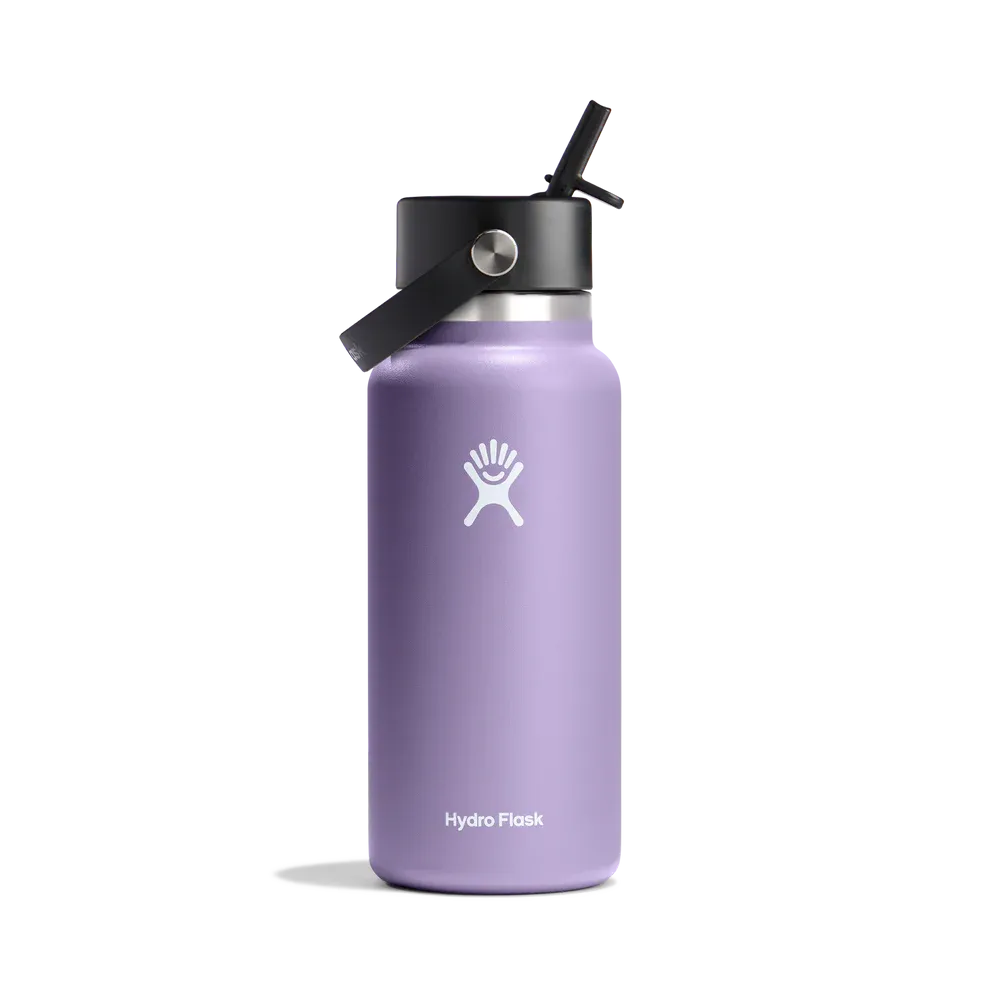 Hydroflask 32oz Wide Mouth with Flex Straw Cap