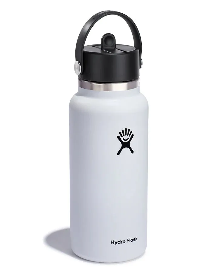 Hydroflask 32oz Wide Mouth with Flex Straw Cap