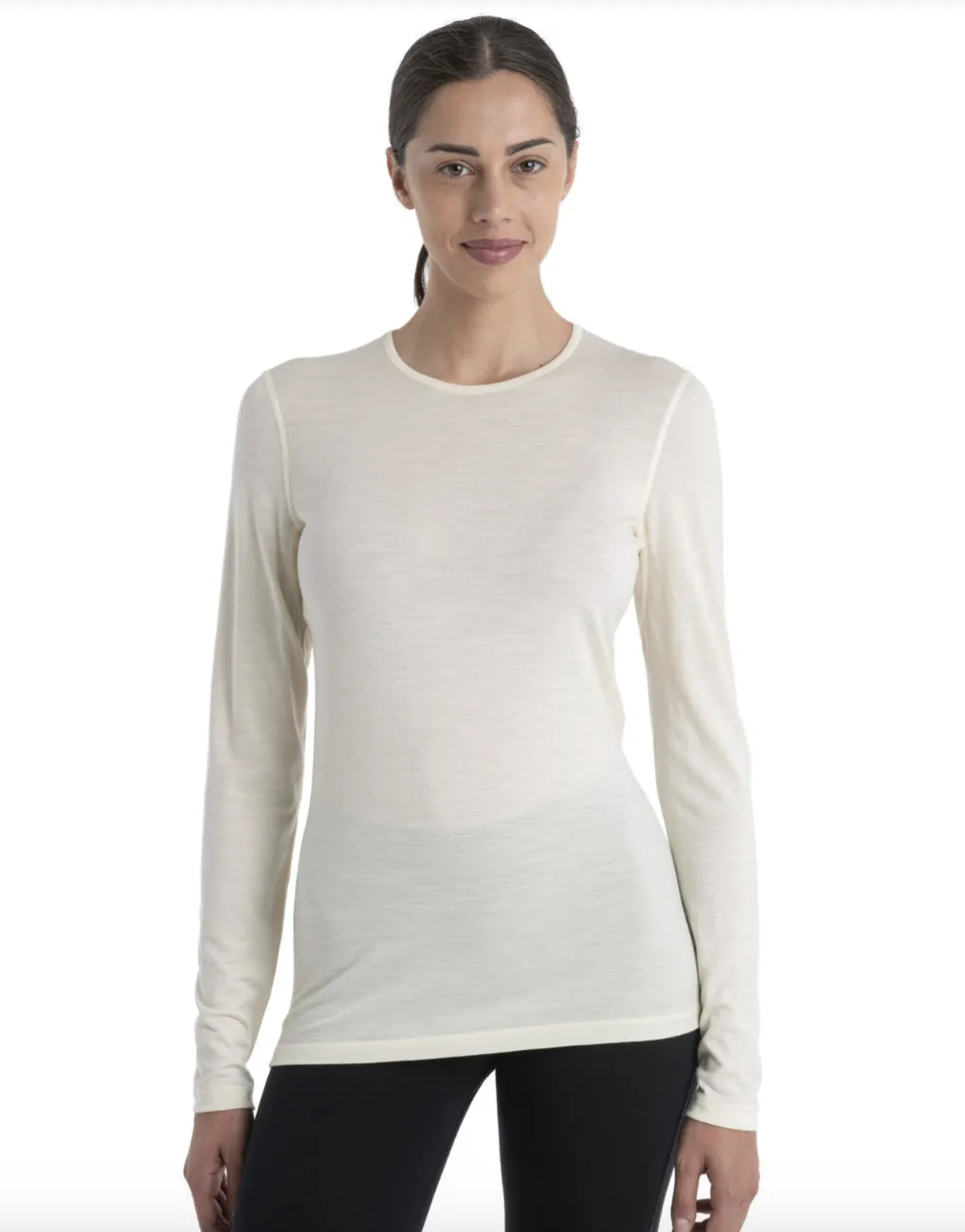 Icebreaker Wmns 200 Oasis LS Crewe Undyed