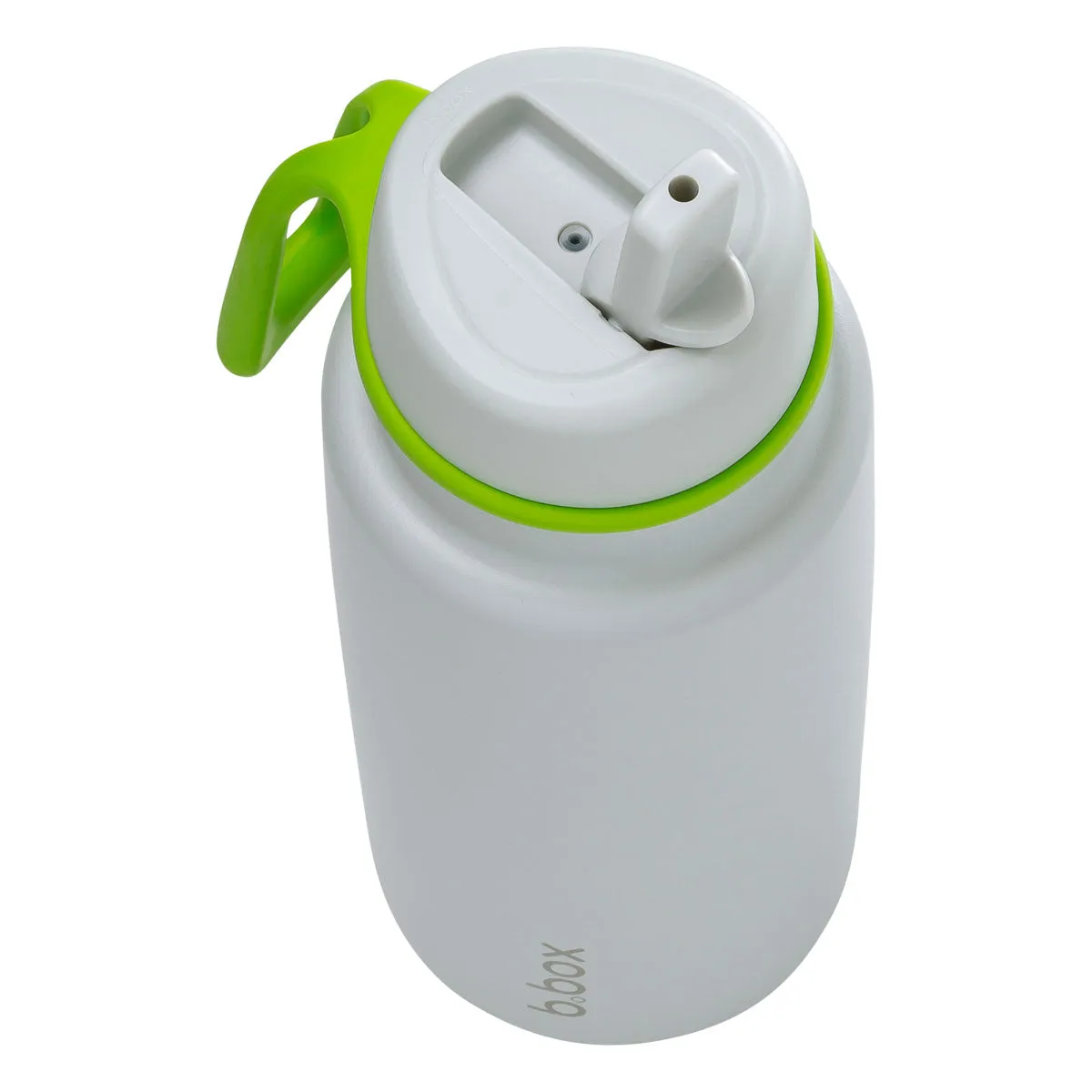 insulated flip top 1L bottle - lime time