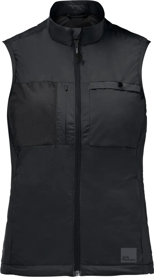 Jack Wolfskin Women&#x27;s Bike Commute Insulated Vest Phantom | Buy Jack Wolfskin Women&#x27;s Bike Commute Insulated Vest Phantom here | Outnorth