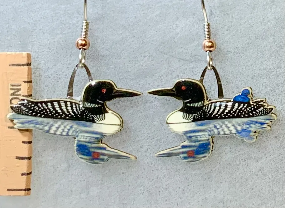 Jewelry - Earrings Jabebo Common Loon