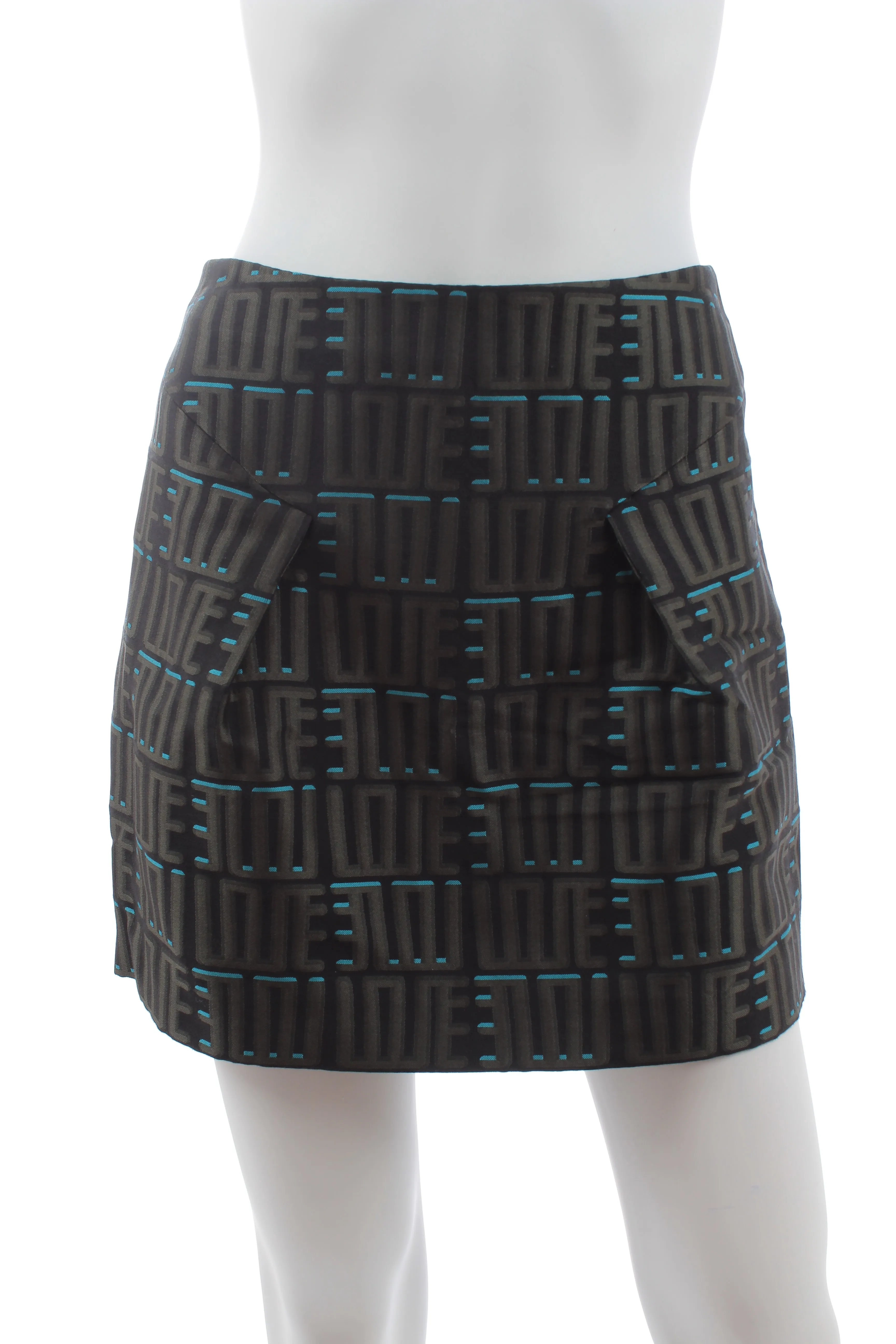 Kenzo Love Jacquard Mini Skirt