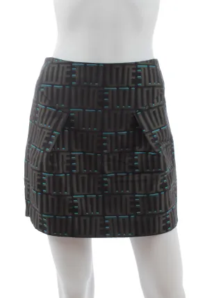 Kenzo Love Jacquard Mini Skirt