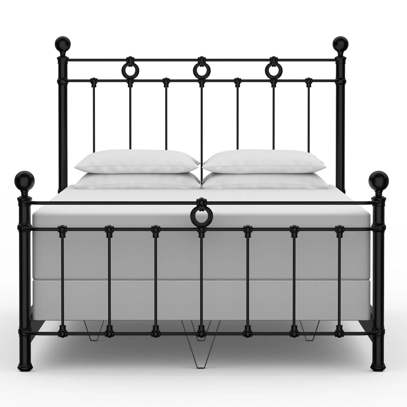 Latif Iron Bed by Wesley Allen