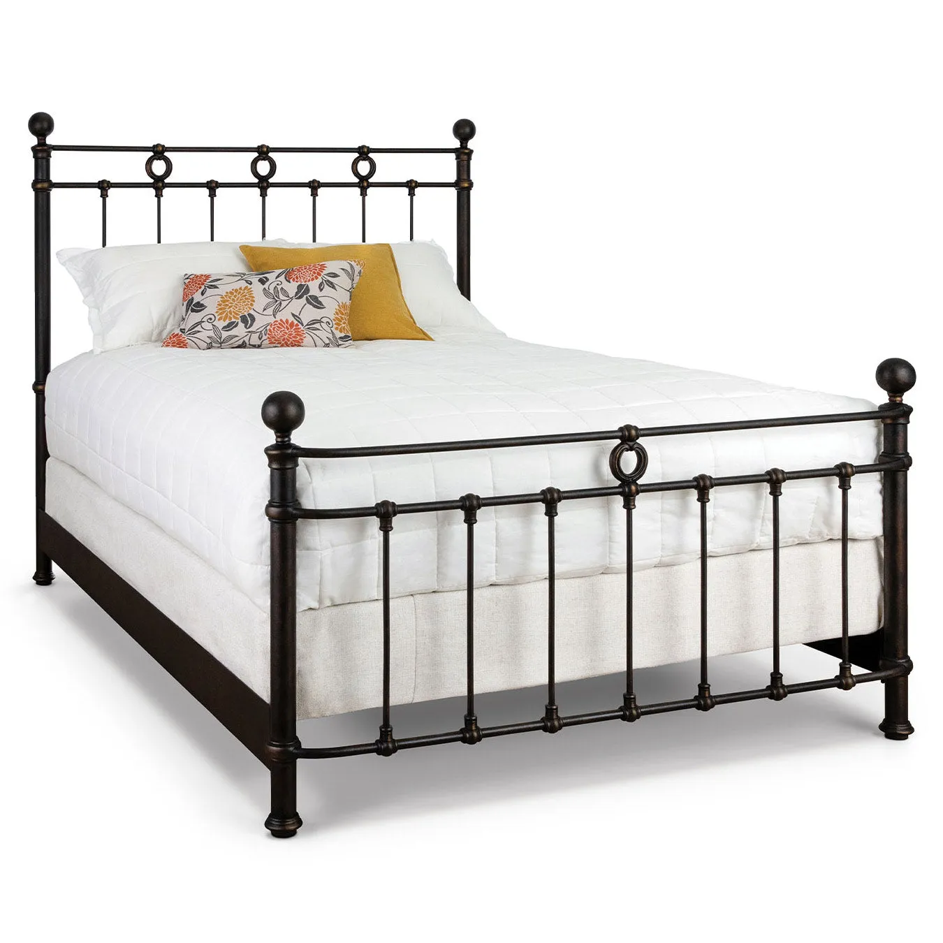 Latif Iron Bed by Wesley Allen