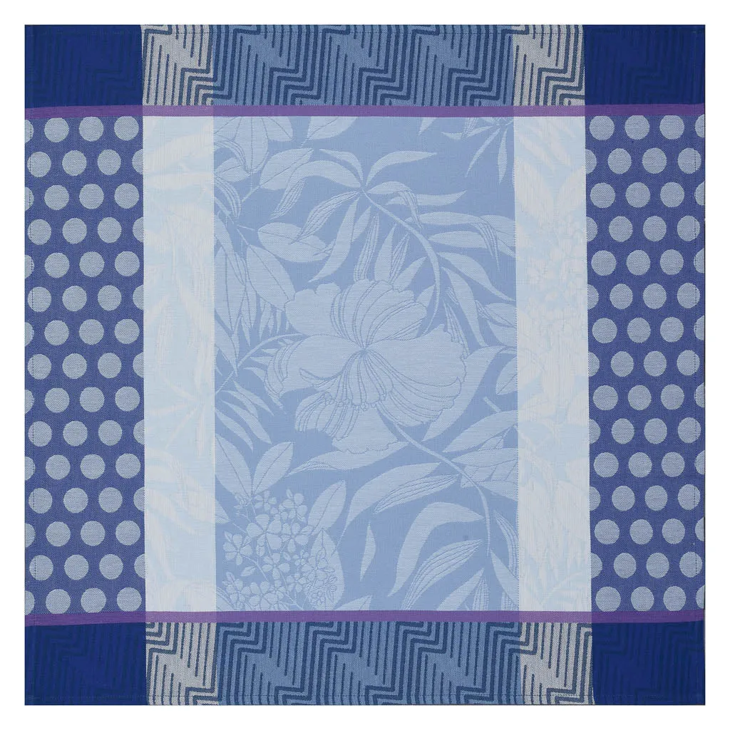 Le Jacquard Francais Napkin "Nature Urbaine" Electric Blue