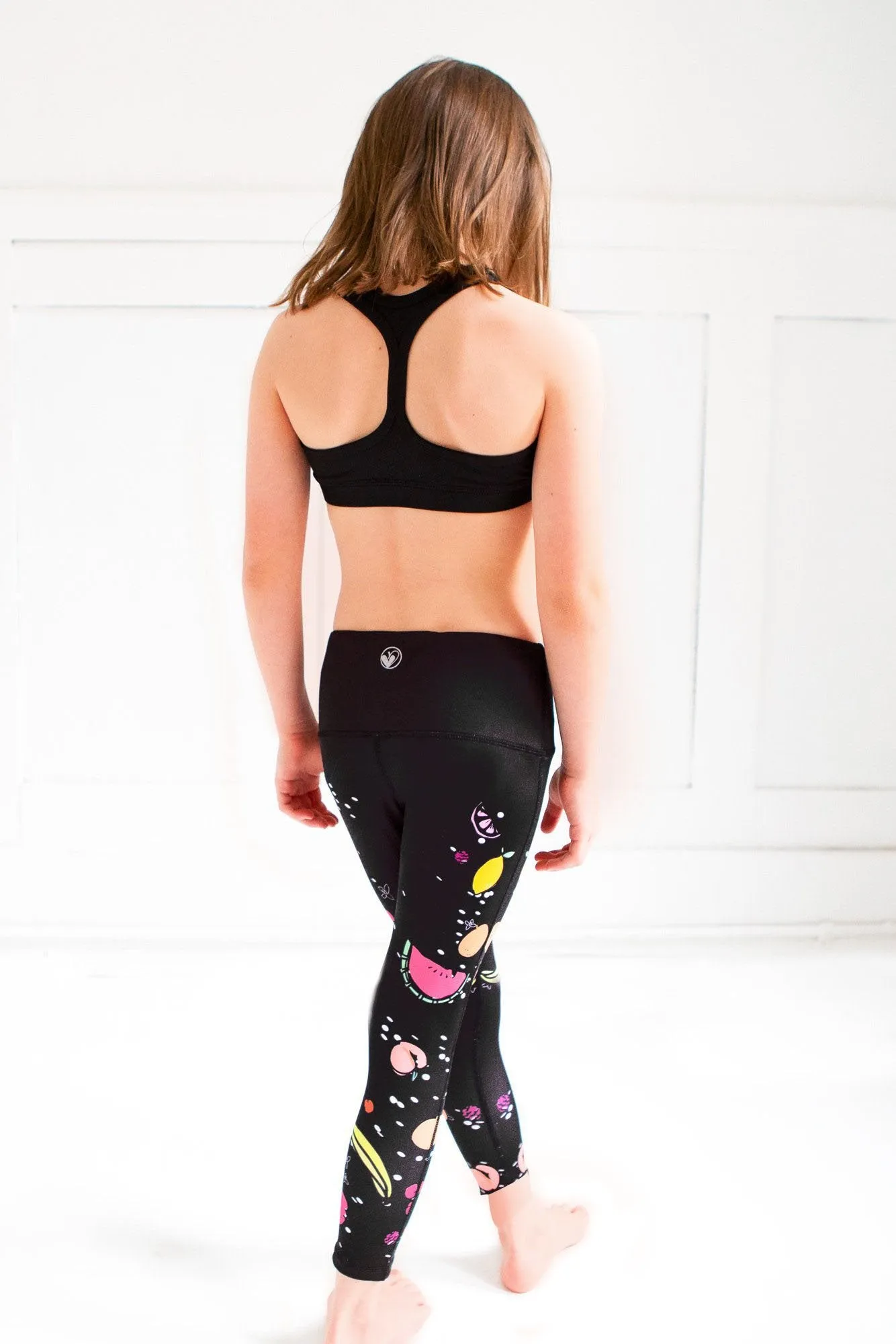 Limeapple Fruit Printed Capri Leggings