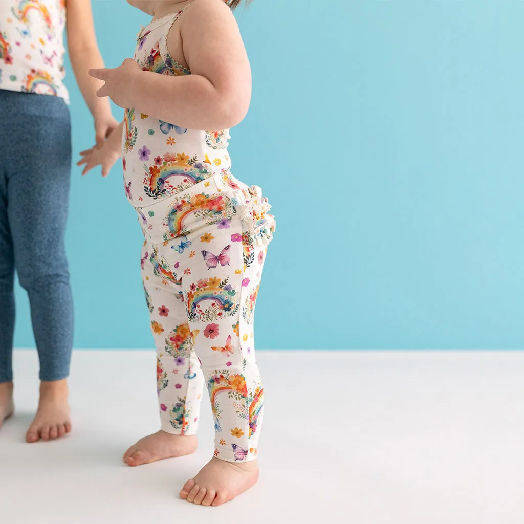 Lucky Rainbow Ruffled Bum Leggings