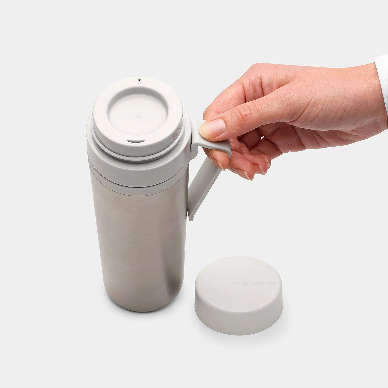 Make & Take Insulated Flask 0.5L - Light Grey