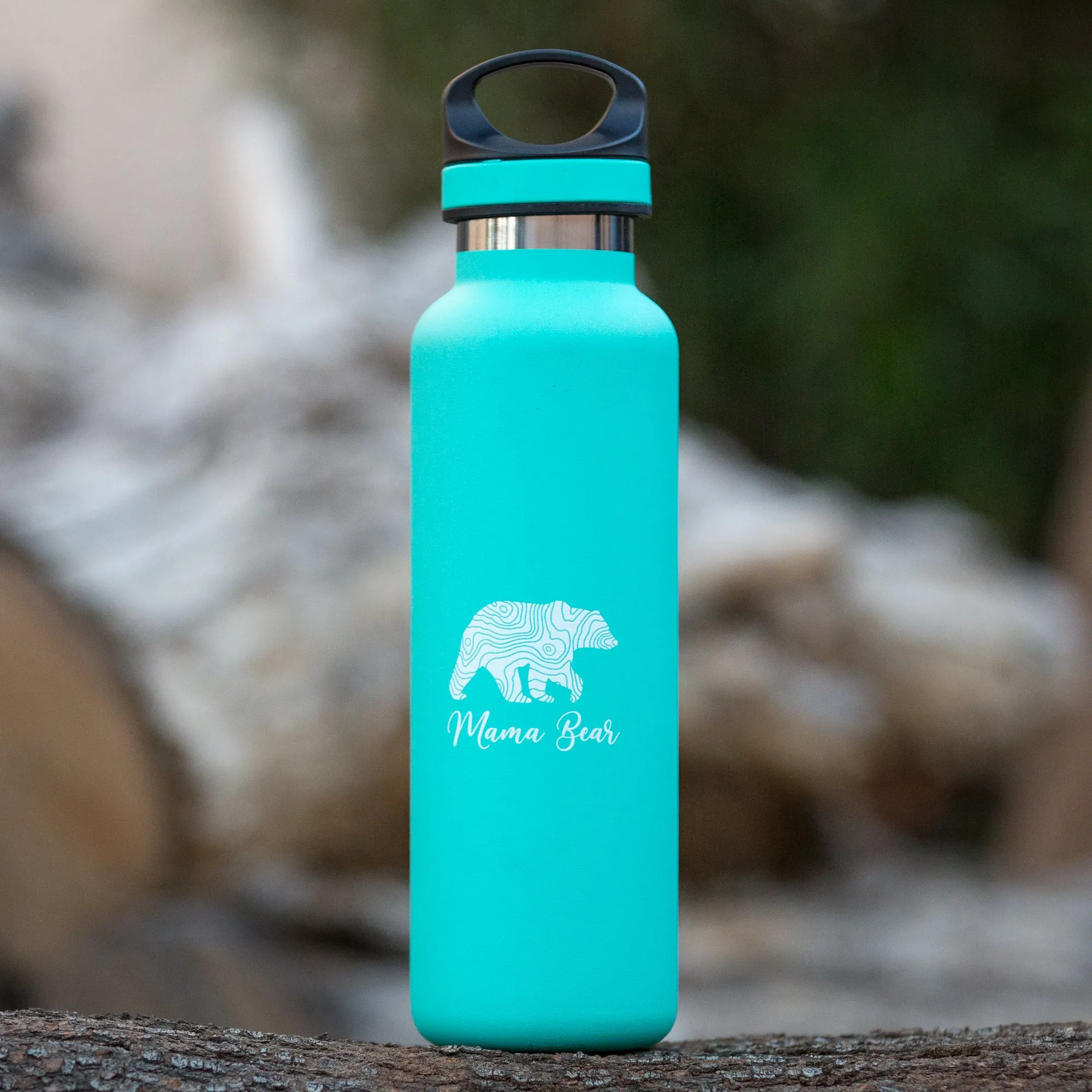 Mama Bear Insulated Bottle in Seafoam (LIMITED EDITION)