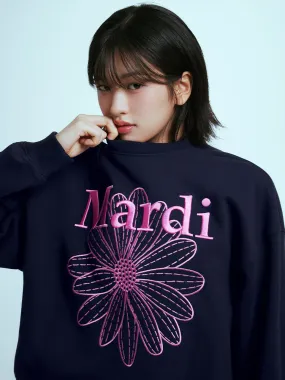 ★Mardi Mercredi★ Sweatshirt Flowermardi Needlework (7colors)