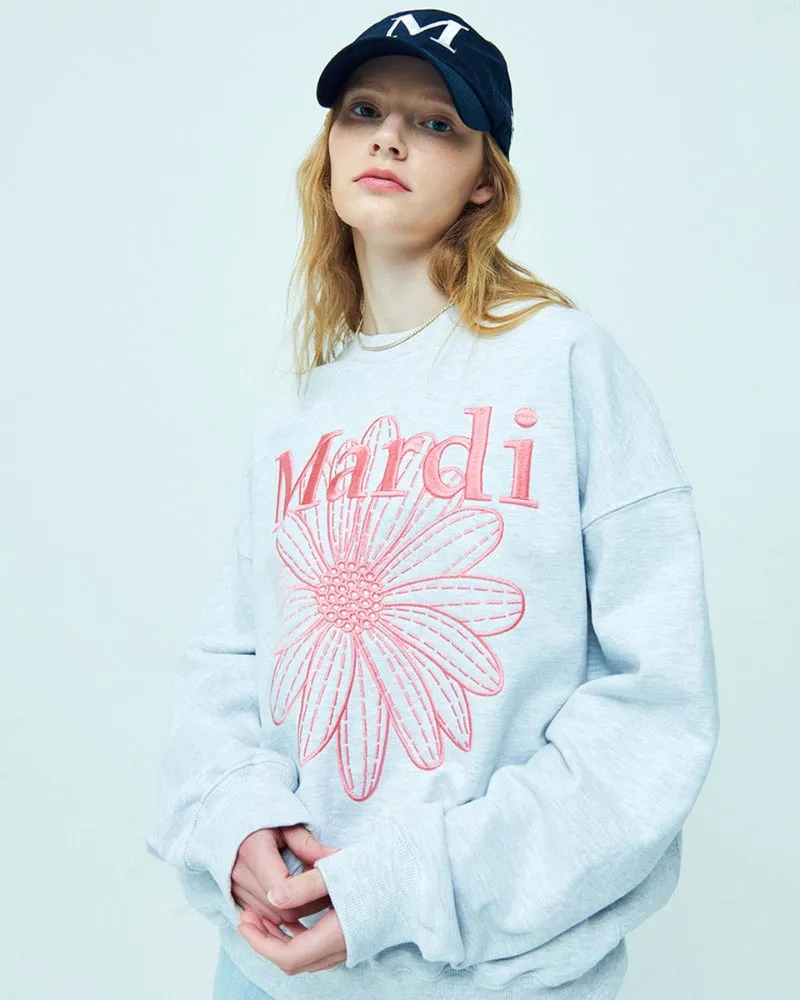 ★Mardi Mercredi★ Sweatshirt Flowermardi Needlework (7colors)