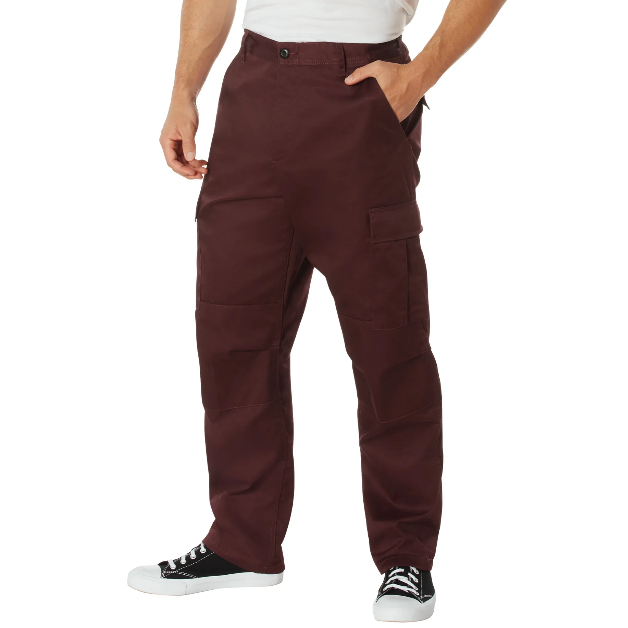 Maroon Tactical BDU Cargo Pants