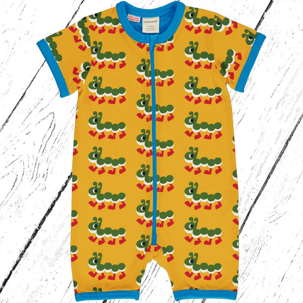 Maxomorra Overall Rompersuit Short CATERPILLAR