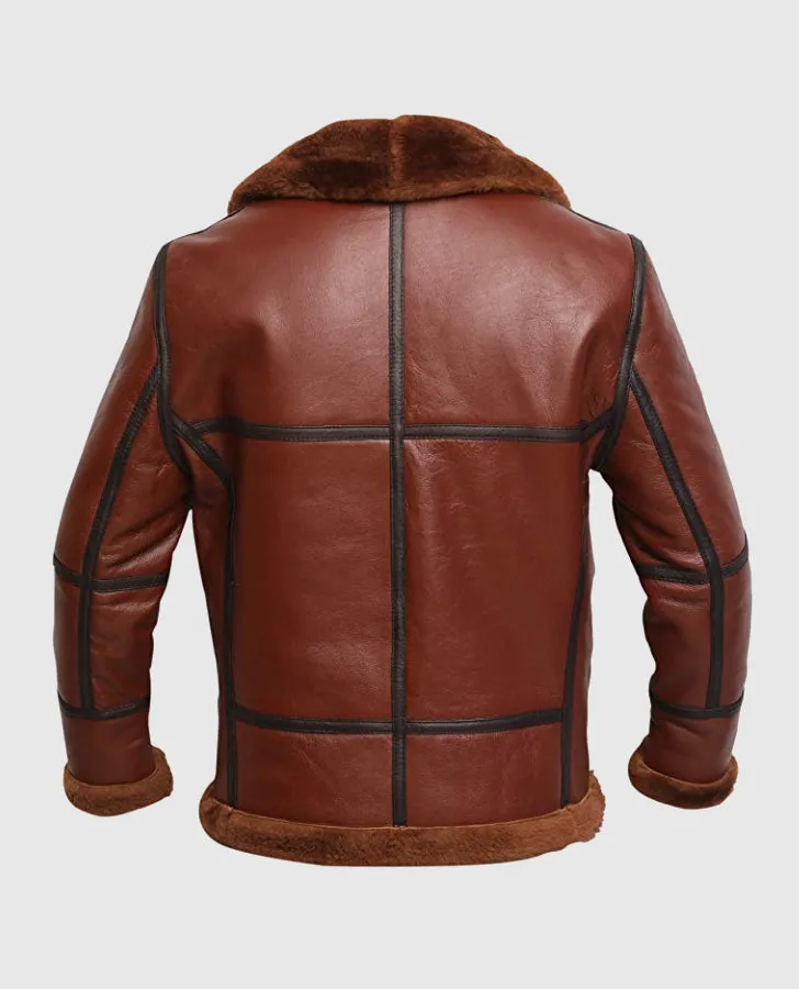 Men's RAF British Shearling Aviator Jacket