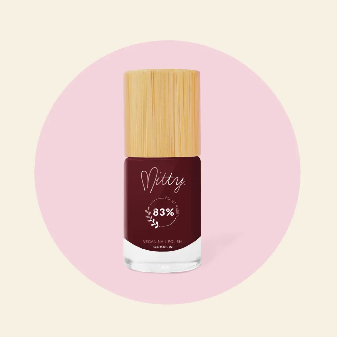 Mitty 83% Plant Based Polish - Black Cherry