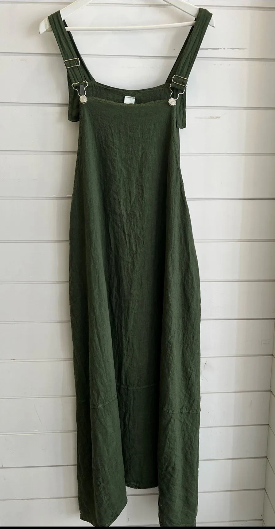 Montaigne Overall Style Maxi Dress - Forest Green