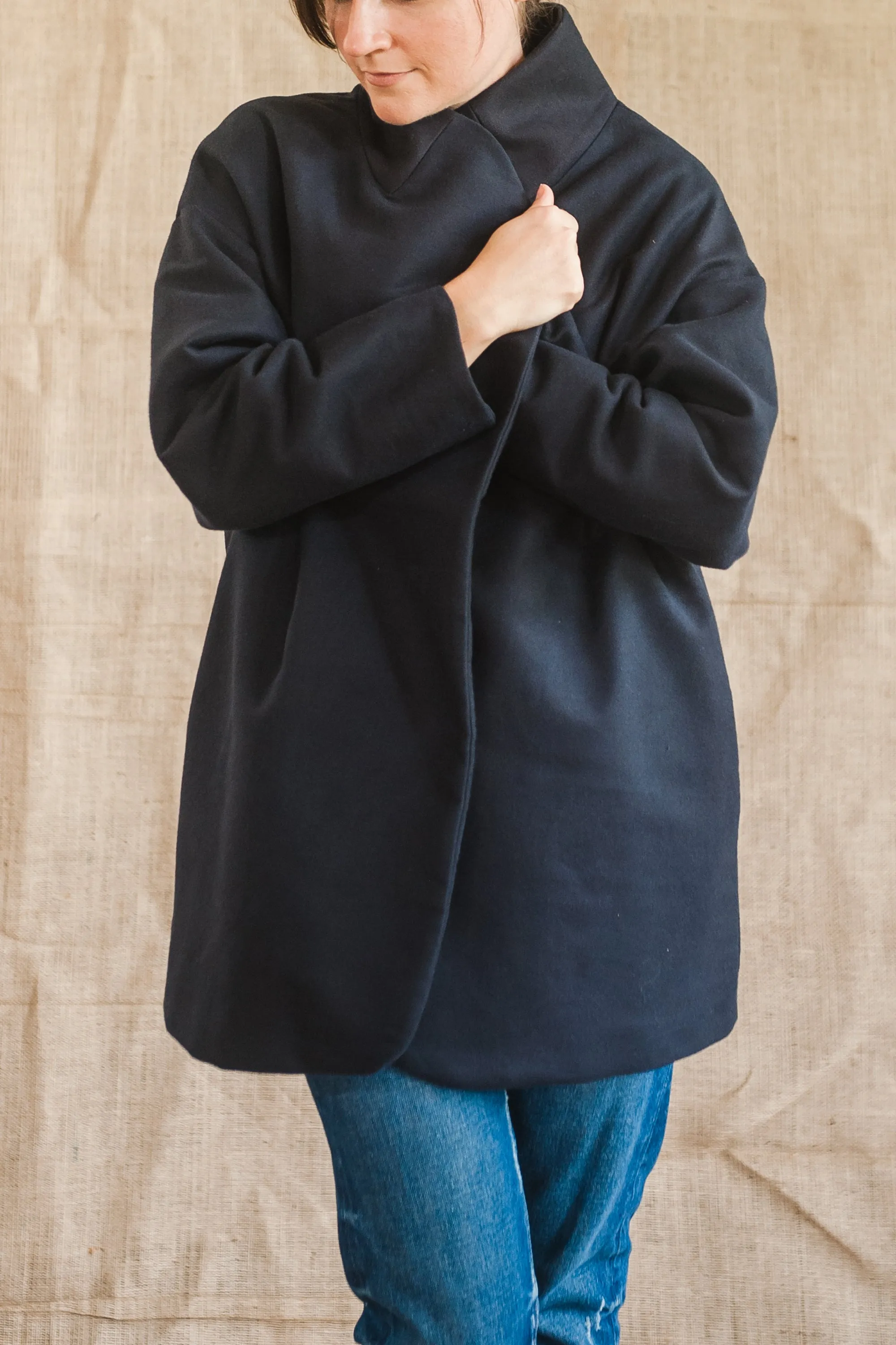 Moyo Navy Coat