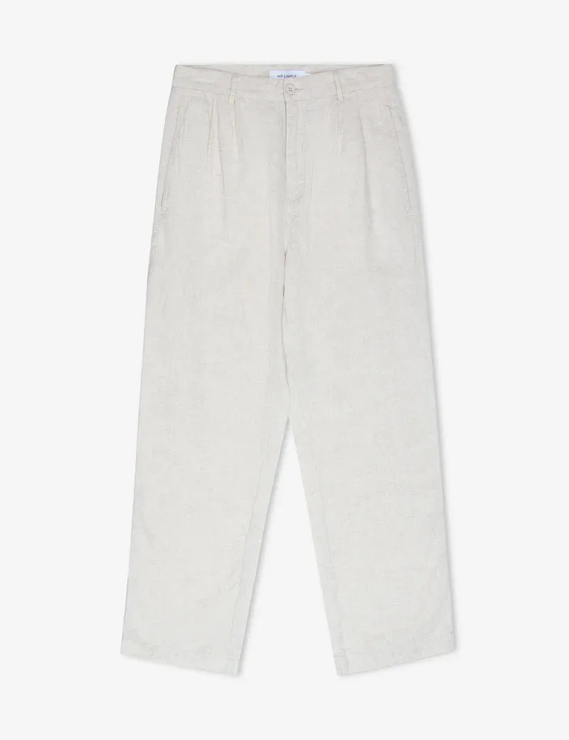 Mr Simple Brooklyn Linen Pant