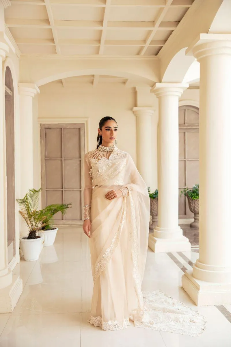 Musferah Saad - Celestial Dove - Raw Silk - 3 Piece