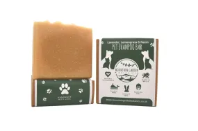 Natural Vegan Pet Shampoo Bar - Lavender, Lemongrass & Neem Oil