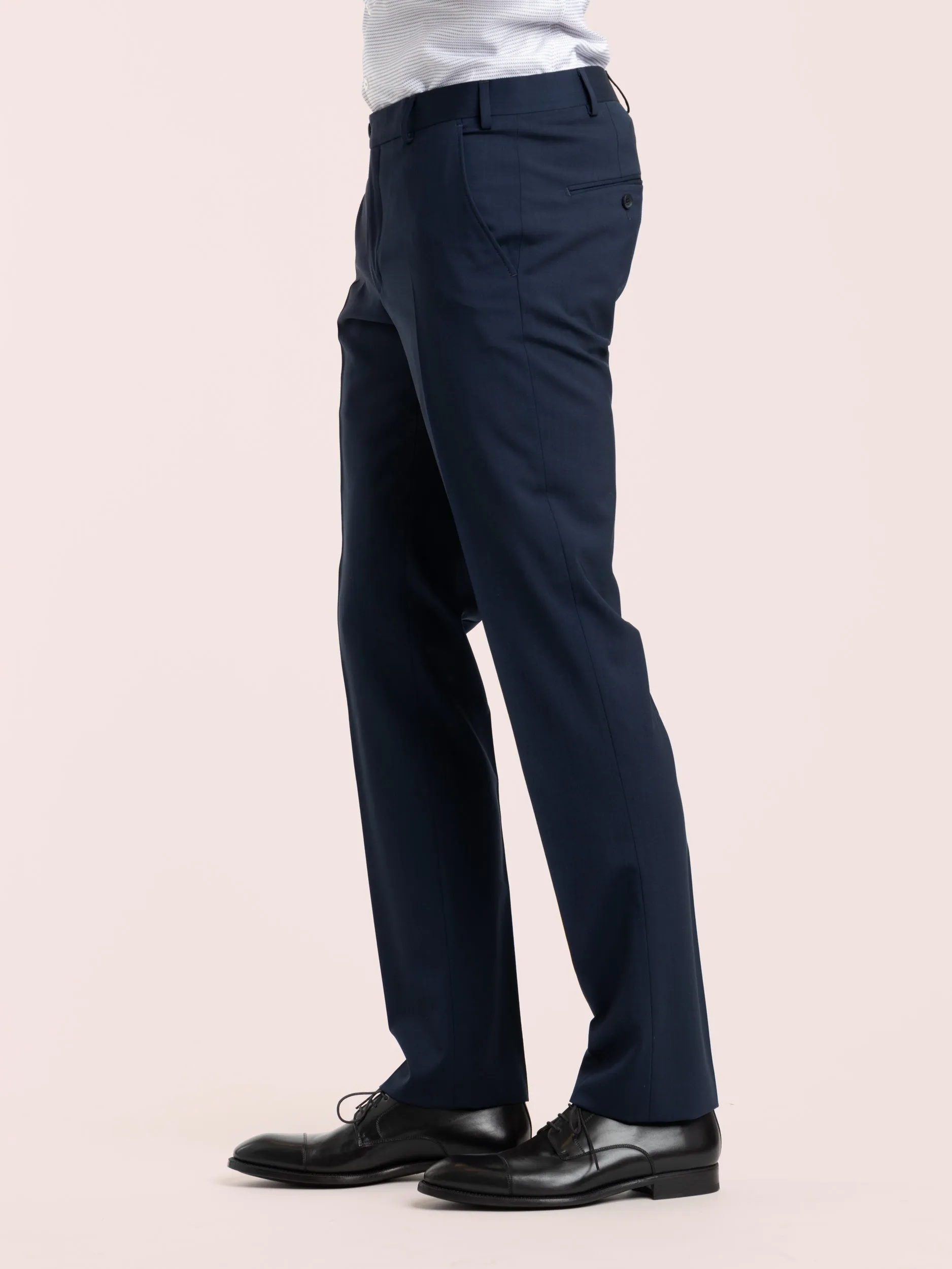 Navy Wool Dress Pants