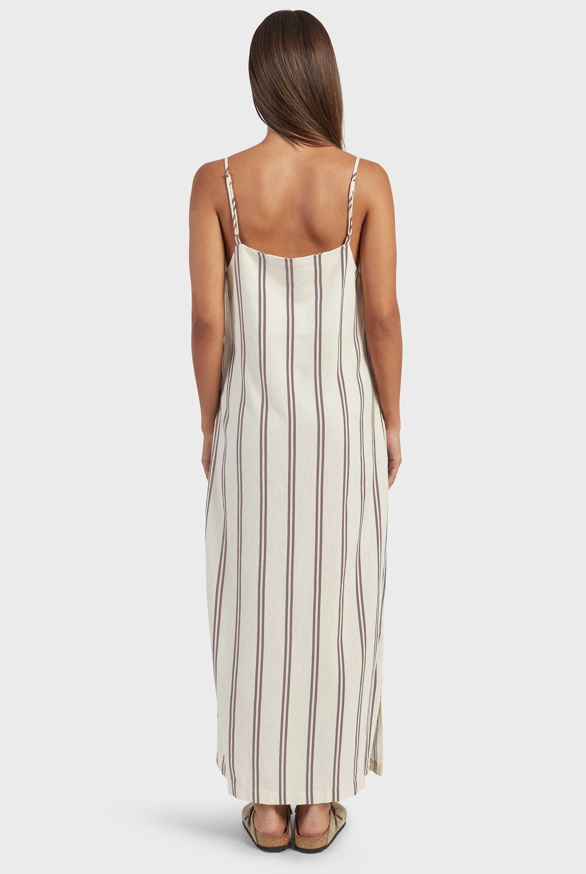 Nina Stripe Slip Dress