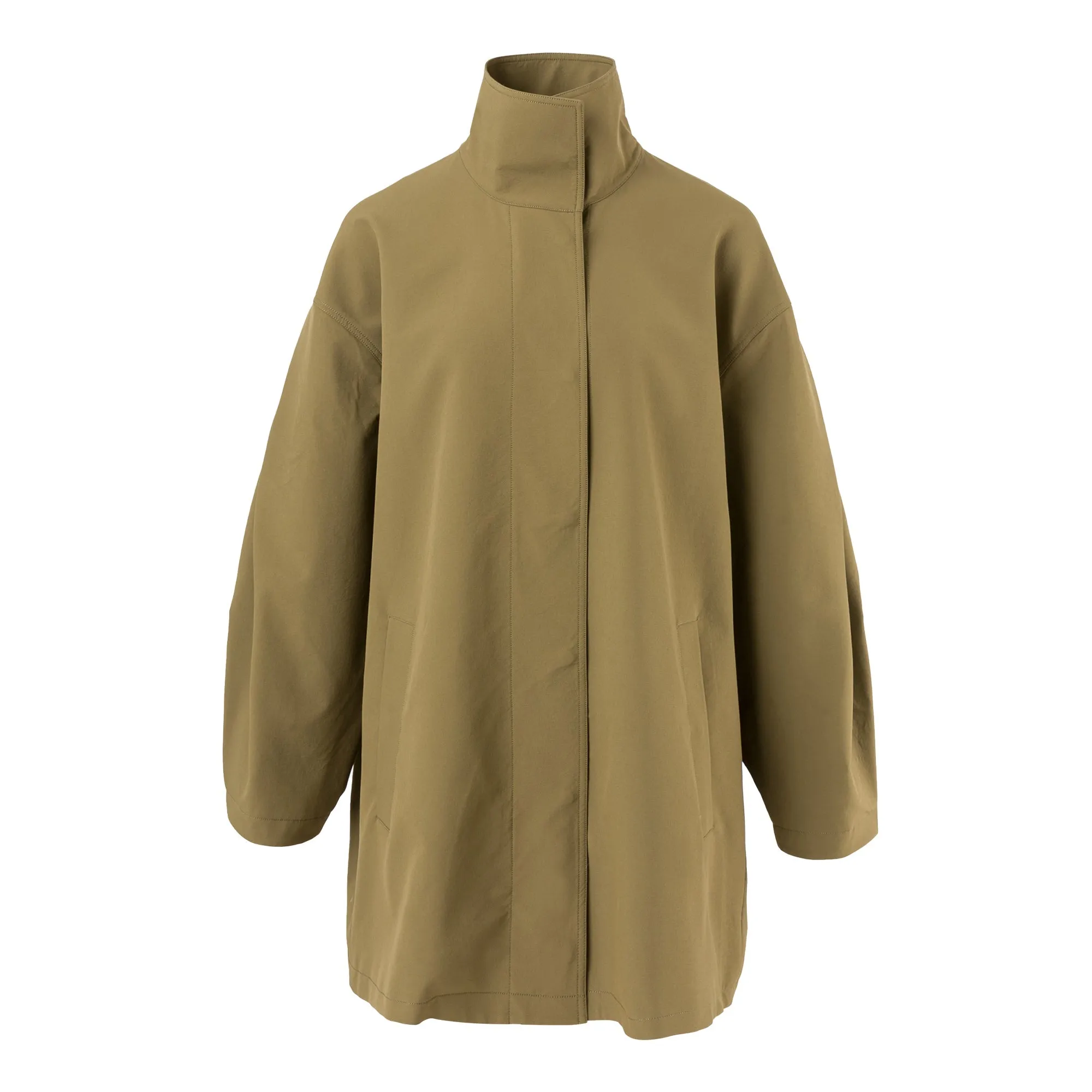 Olive Drab Oversized Trench Coat