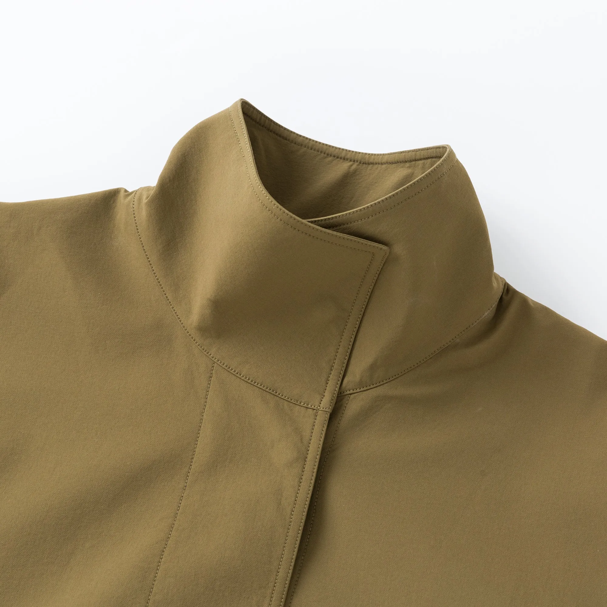 Olive Drab Oversized Trench Coat