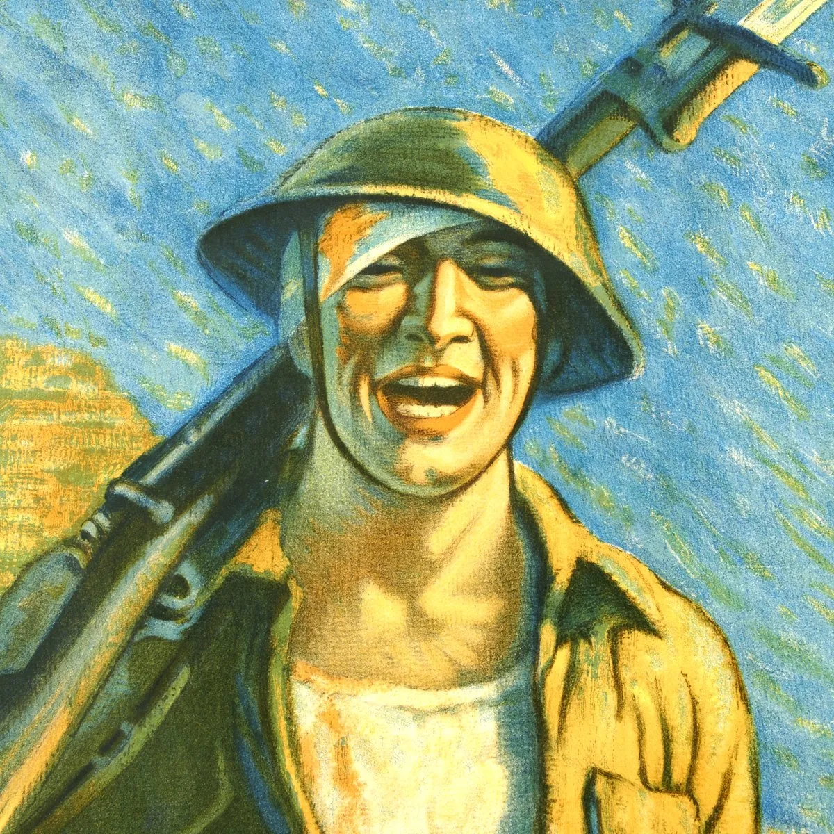 Original U.S. WWI Propaganda Poster - And They Thought We Couldn't Fight - Victoy Liberty Loan