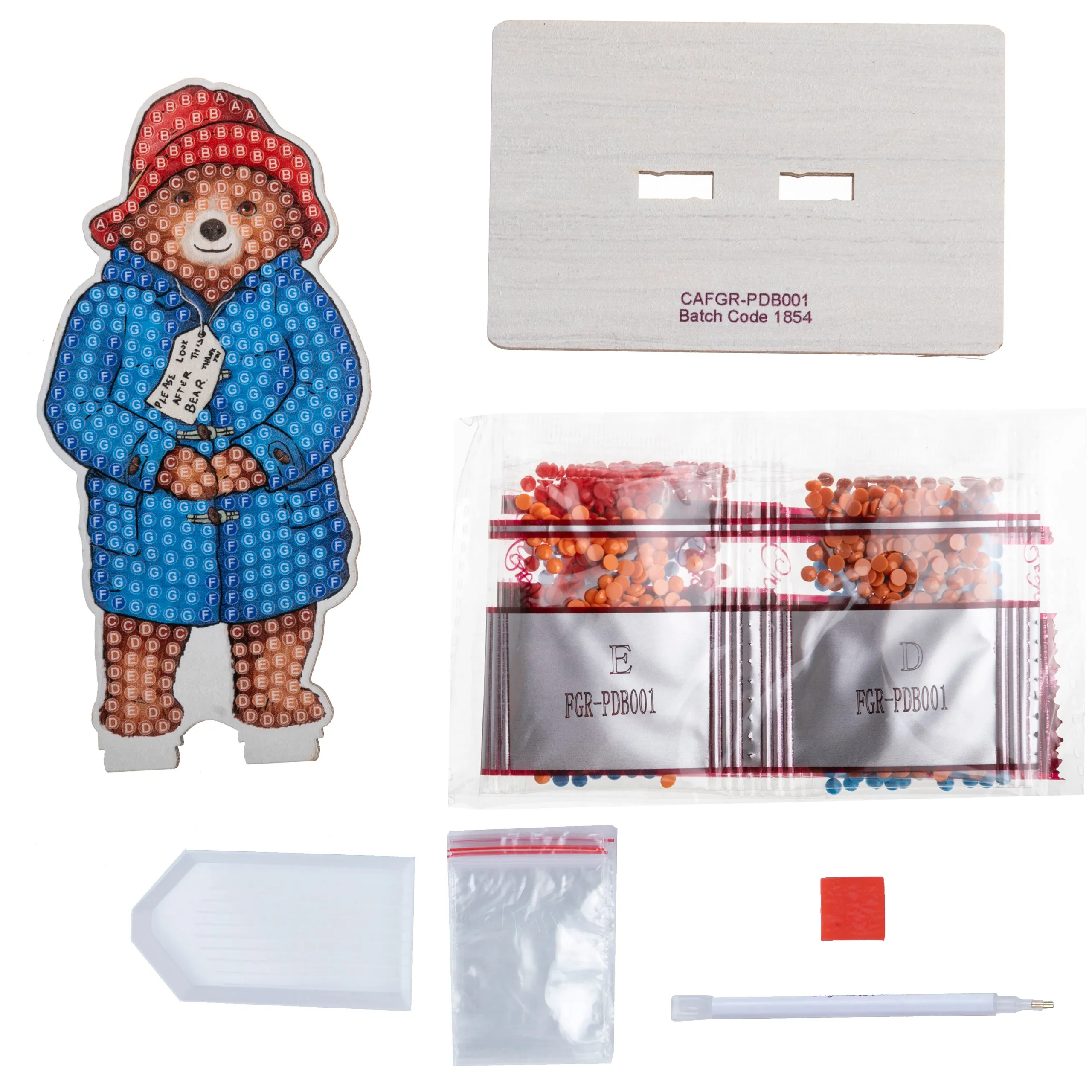 Paddington Bear Crystal Art Buddy