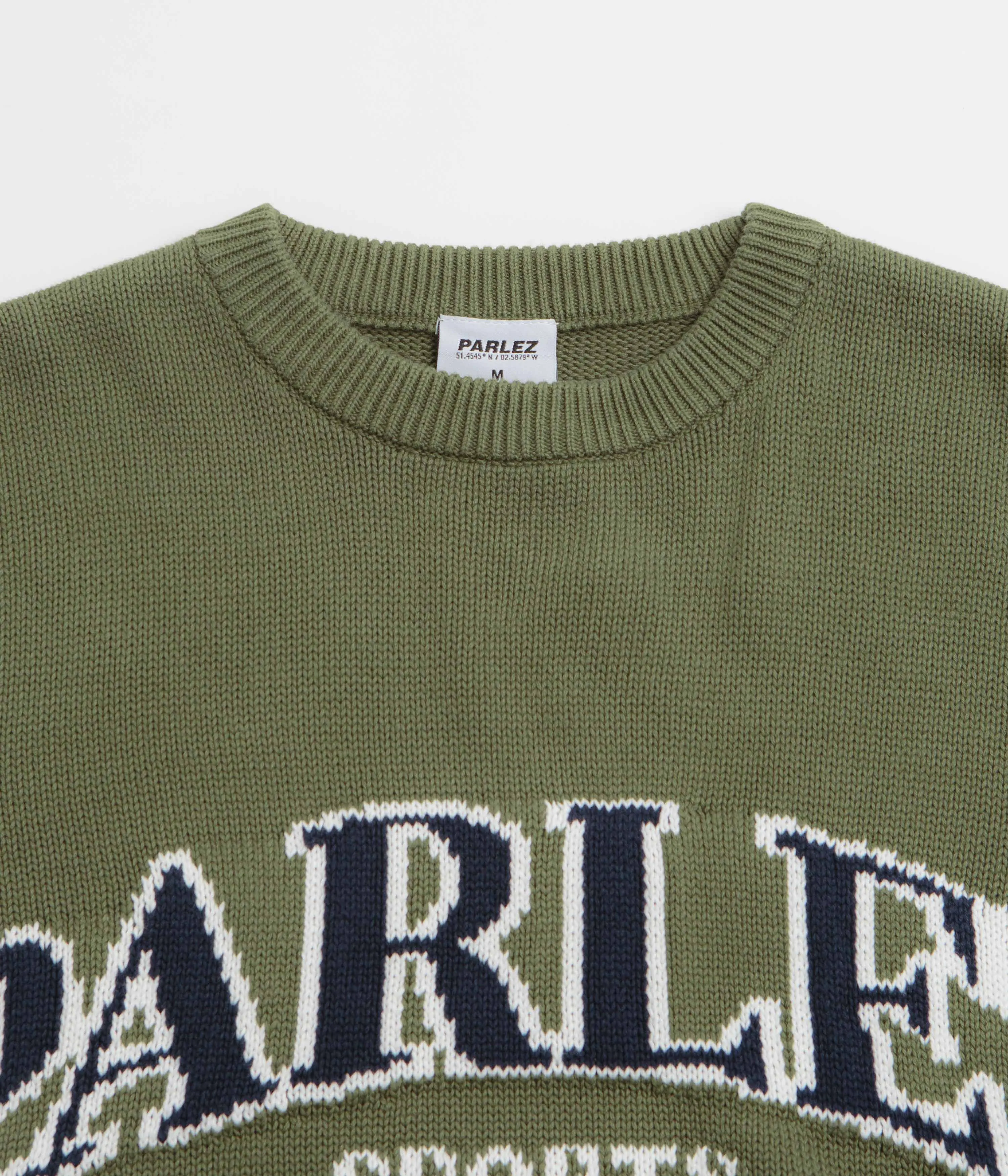 Parlez Phelan Crewneck Sweatshirt - Olive Green