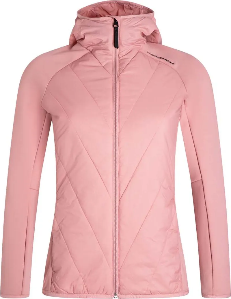 Peak Performance Women&#x27;s Insulated Hybrid Hood Warm Blush | Buy Peak Performance Women&#x27;s Insulated Hybrid Hood Warm Blush here | Outnorth