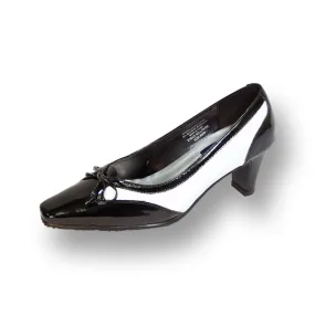 PEERAGE Rachel Women's Wide Width Leather Pumps