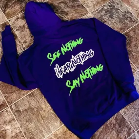 Personalized street print hoodie