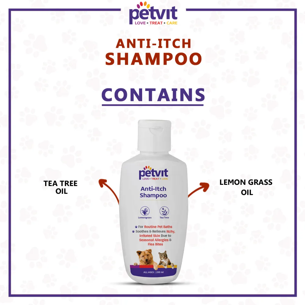 Petvit Anti Itch Shampoo for Dogs and Cats