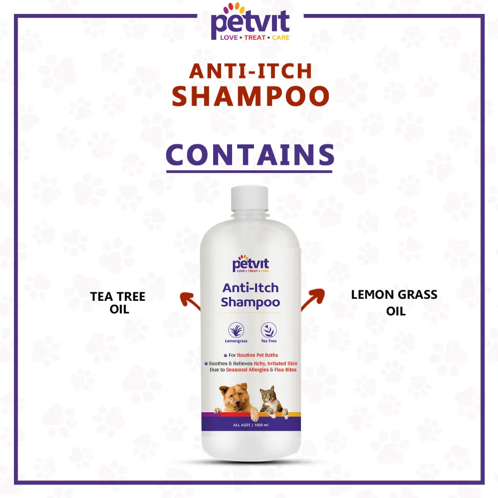 Petvit Anti Itch Shampoo for Dogs and Cats