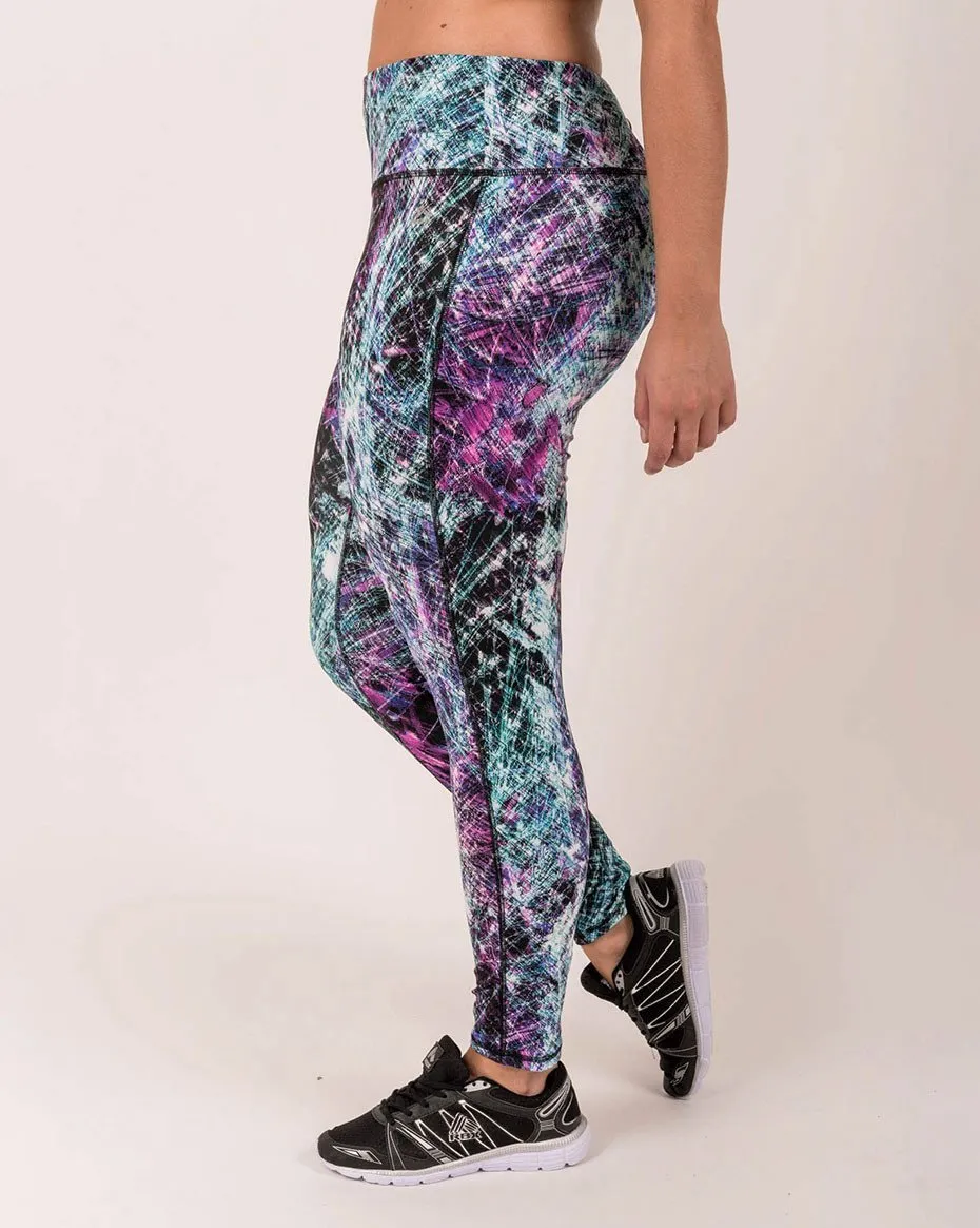 Plus Colorful Athletic Performance Leggings