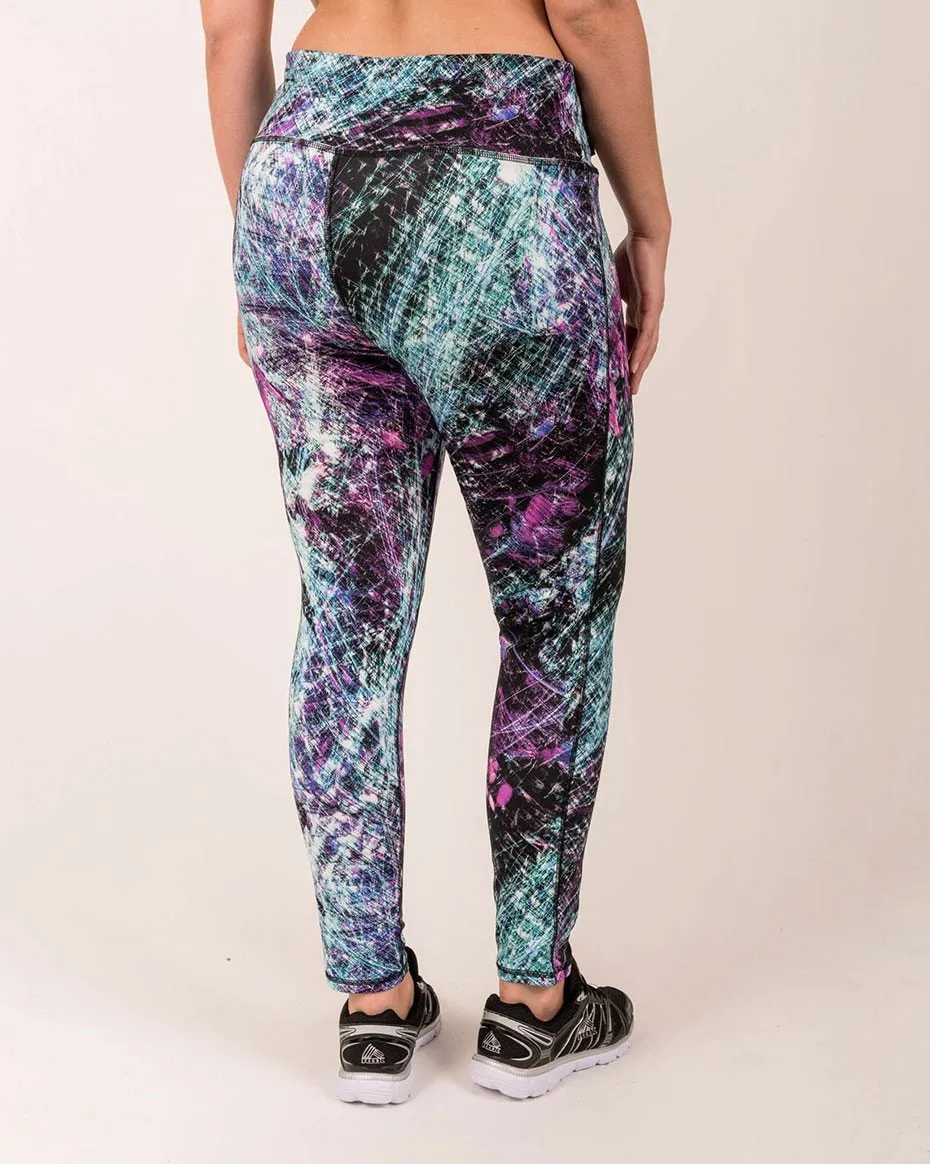 Plus Colorful Athletic Performance Leggings