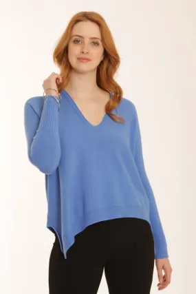 Pomodoro Clothing Asymmetric V Neck Jumper 22250