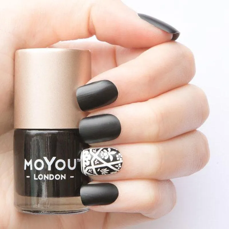 Premium Nail Polish - Black Knight