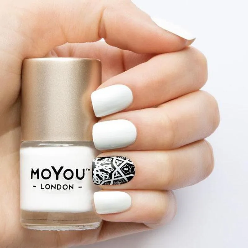 Premium Nail Polish - White Knight