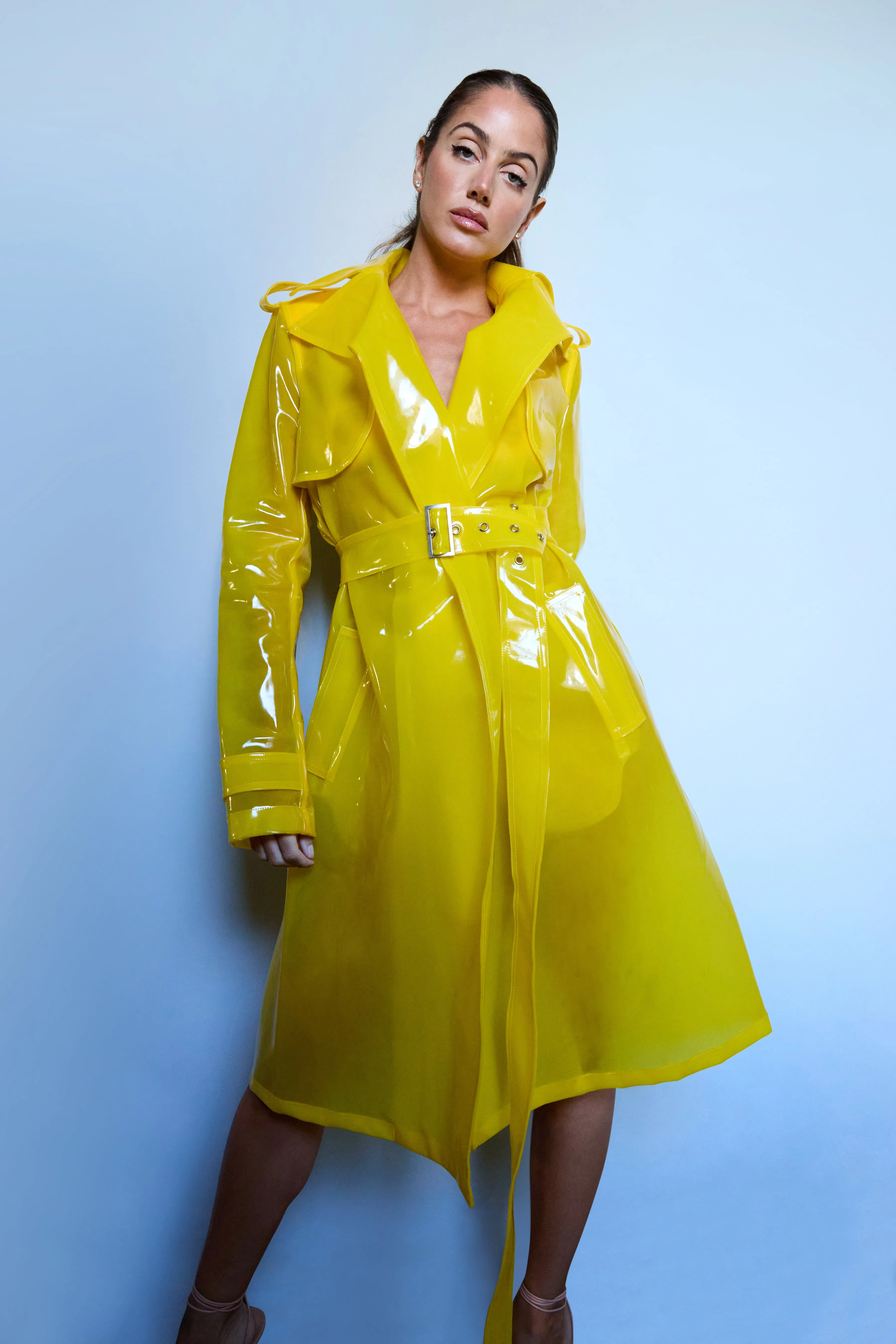 PVC Trench Coat